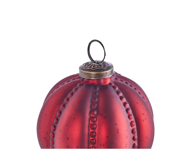Beliani Guirnaldas de navidad ARGENTIN Rojo