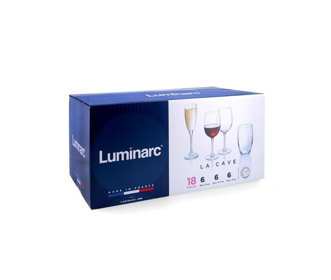 Set de piezas cristalería La Clave Luminarc Transparente