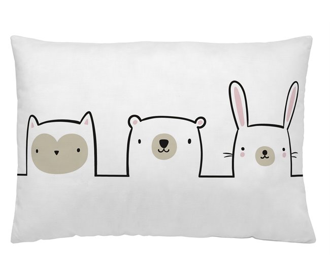 FUNDA DE COJIN VACIO HOUSE ANIMALS 
