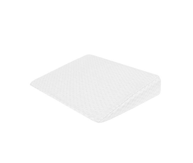 Acomoda Textil – Cuña Antireflujo para Bebé Inclinada con Funda. Blanco
