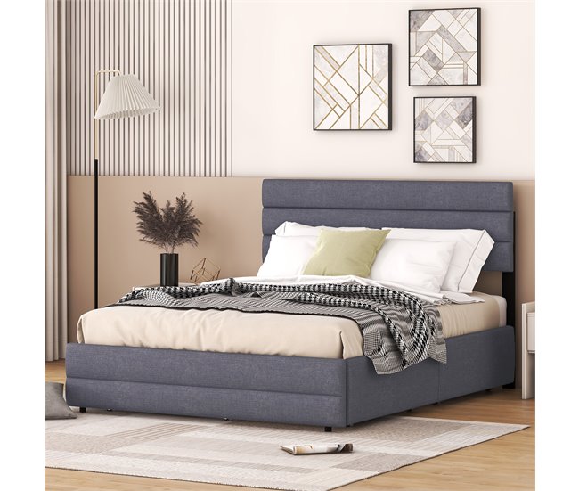 Camas nido 140x203 Gris