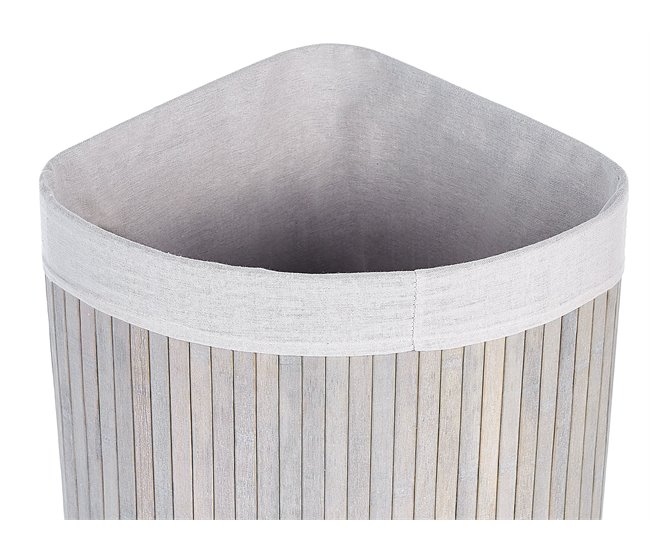 Beliani Cestas para la ropa MATARA Gris Claro