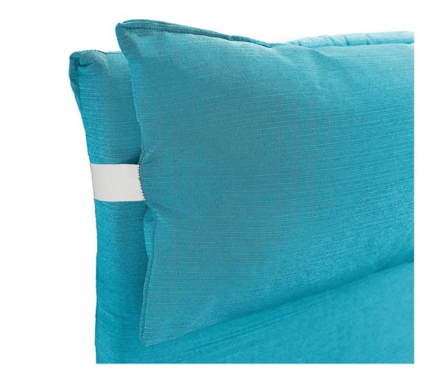 Acomoda Textil - Colchón Tumbona con Cojín Azul