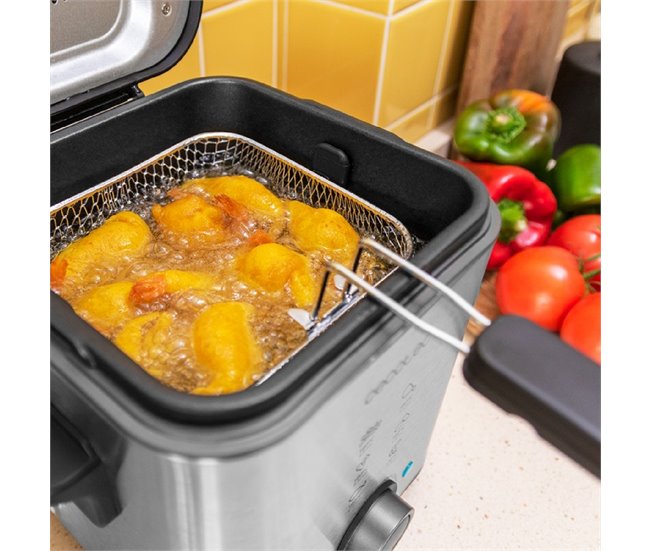 Cecotec Freidora con aceite Freidora CleanFry Advance 1500 Negro