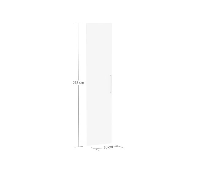 Puerta DRESSING II 218x50x1,8cm Blanco