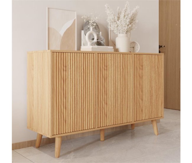 Aparador Salón comedor 3 puertas Renzo Muebles Bonitos Roble