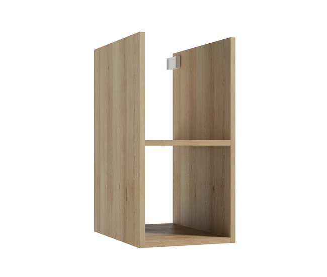 Mueble bajo lavabo 2 compartimientos Livia Blanco