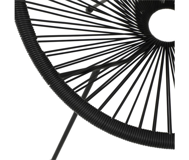 Silla de jardín ACAPULCO IV Negro
