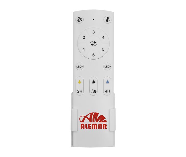 Ventilador de techo VALCANO con aspas y luz led blanco Blanco