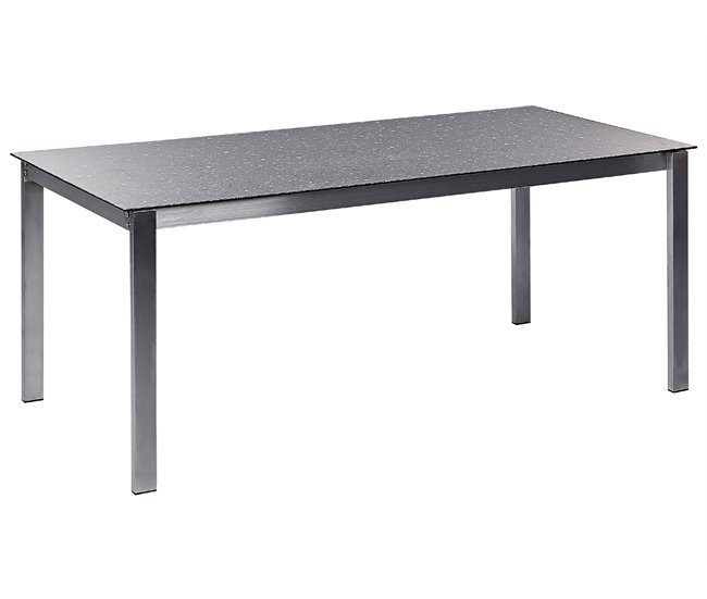 Beliani Conjunto de comedor COSOLETO/GROSSETO Blanco