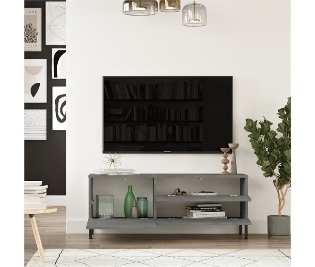 Mueble tv 120cm SUN Gris