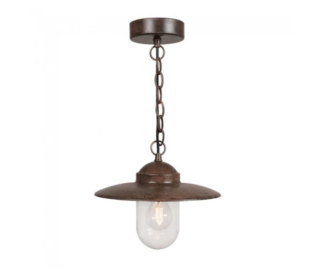 Lámpara colgante exterior Luxembourg Metal Nórdico Marron