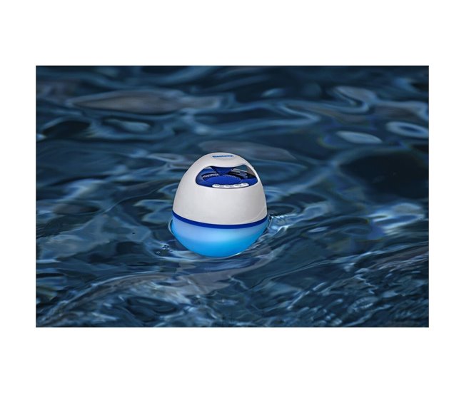 Altavoz Inalámbrico Flotante con LED Blanco