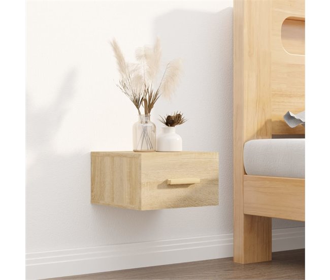 2 Mesitas de Noche de Pared 35 Blanco