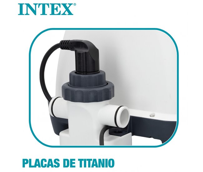Sistema cloración salina 4 g/h INTEX Gris