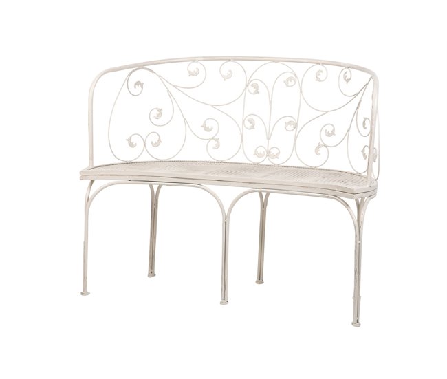 Banco Hierro Adda Home Blanco