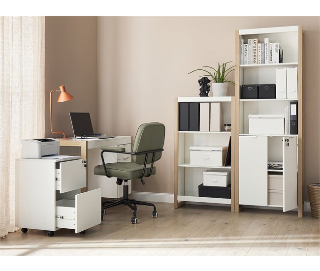 Beliani Estante de oficina JOHNSON Blanco