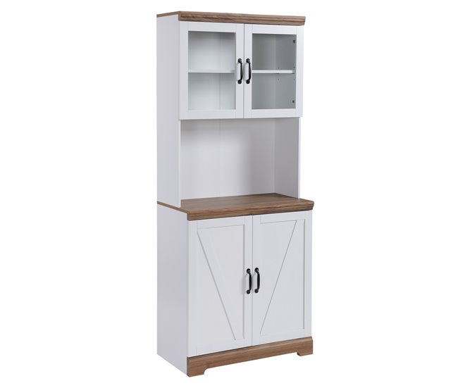 Alacena de Cocina MDF HOMCOM, hogar - cocina 72 Blanco