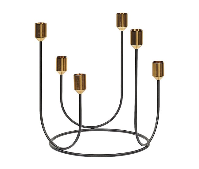 Beliani Candelero PANAY Negro