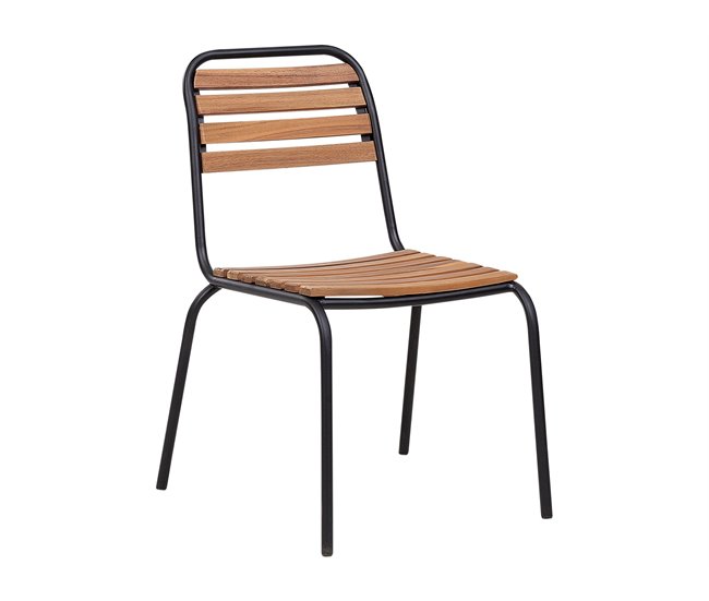 Beliani Conjunto de comedor VALLESE Madera Clara