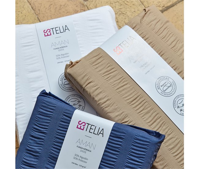 Funda Nórdica Amán - 2 Piezas Azul