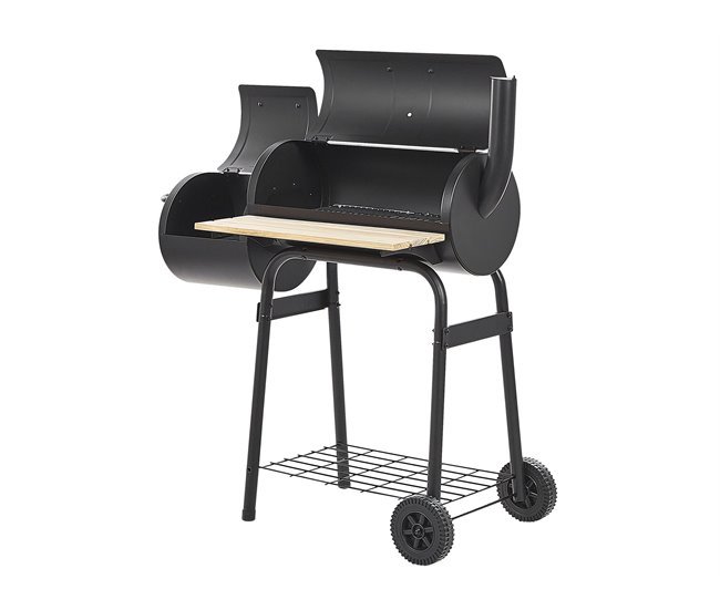 Beliani Barbacoa de carbón SATAH Negro