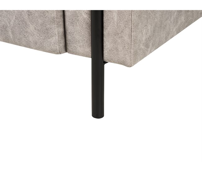 Beliani Sofá de 3 plazas Poliéster ASKIM Beige