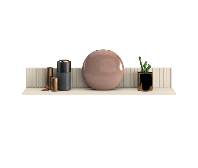 Estante mural Nova Beige
