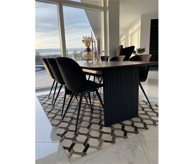 Beliani Alfombra de pelo corto AYDIN 160x230 Beige