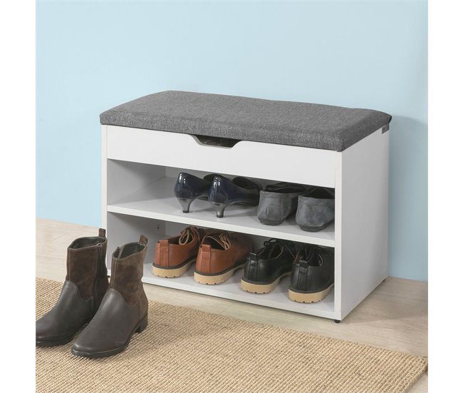 Banco Zapatero FSR25-HG SoBuy Gris