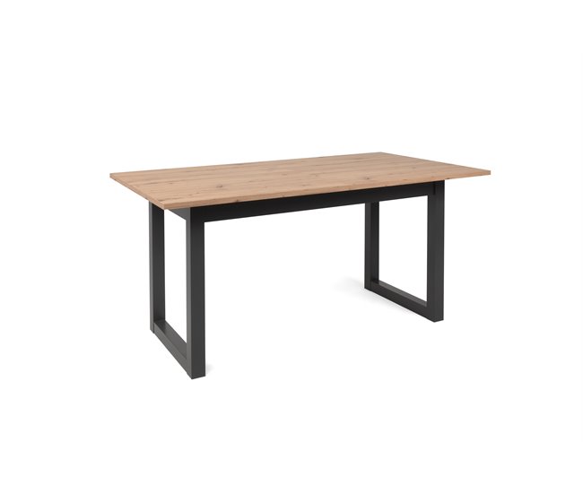 Mesa de comedor extensible CATHY Roble