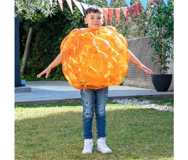 Pelota Burbuja Hinchable Gigante Parachoques Azul
