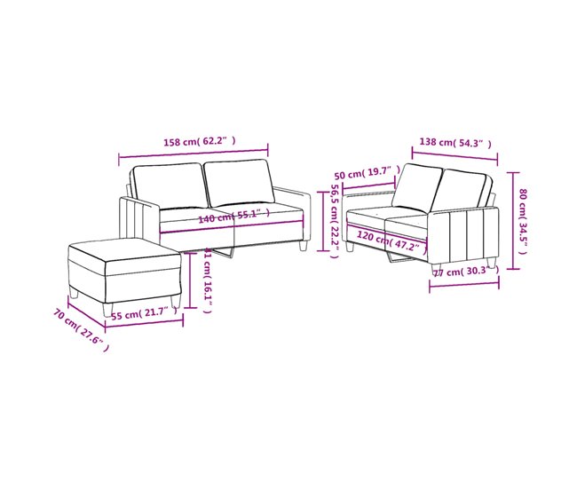 Juego De Sofá Amarillo