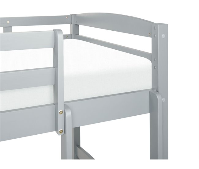 Beliani Litera con cajones Madera de pino REGAT 97x208 Gris