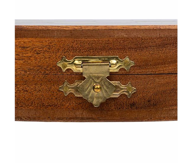 Ajedrez magnético con caja semiredonda de madera Marron