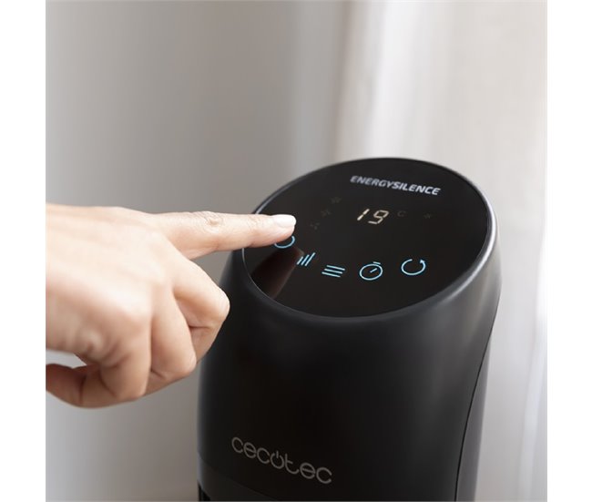 Ventilador de torre EnergySilence 8050 SkyLine Smart Cecotec Negro