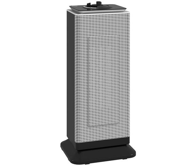 Calefactor Eléctrico ABS, PA HOMCOM, hogar - climatización Negro