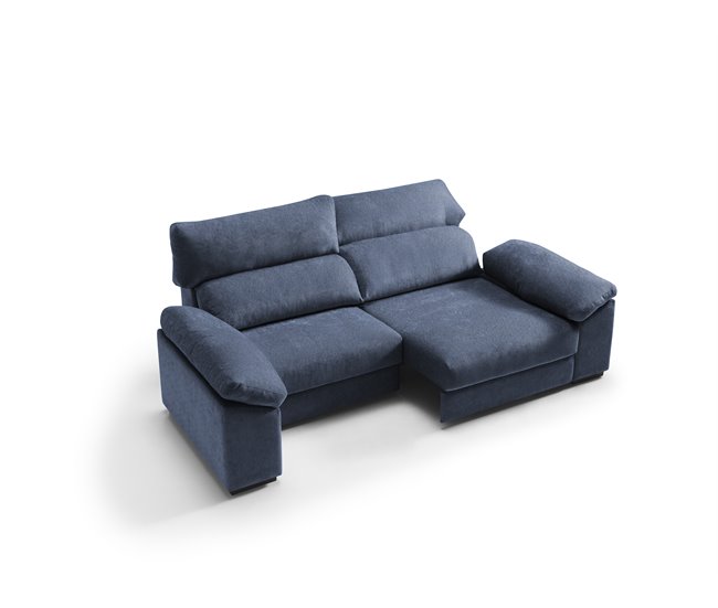 Sofá 4 plazas XXL HIBA Azul