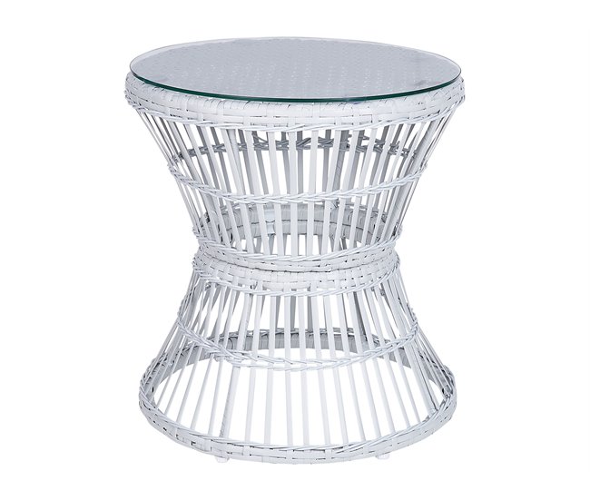 Beliani Conjunto bistro MESYNA Blanco