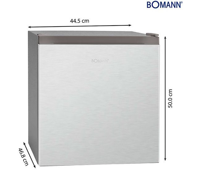Frigorífico una puerta Bomann KB7245W Plateado