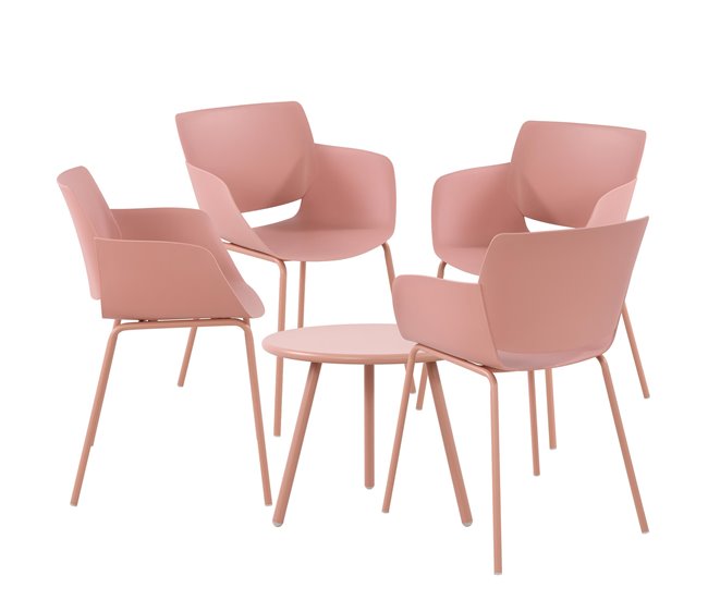 Grupo de asientos Berena Rosa Talco