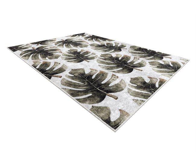 Alfombra lavable MIRO 52102.801 Hojas de monstera 120x170 Verde