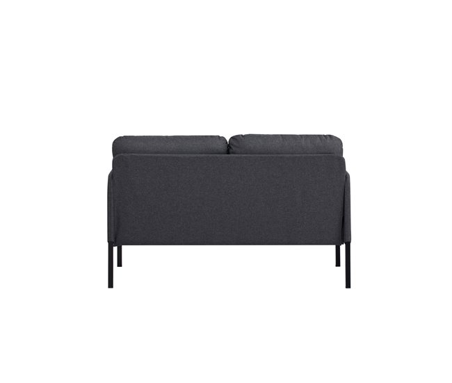 Sofá 2 plazas color gris oscuro POP Gris Oscuro