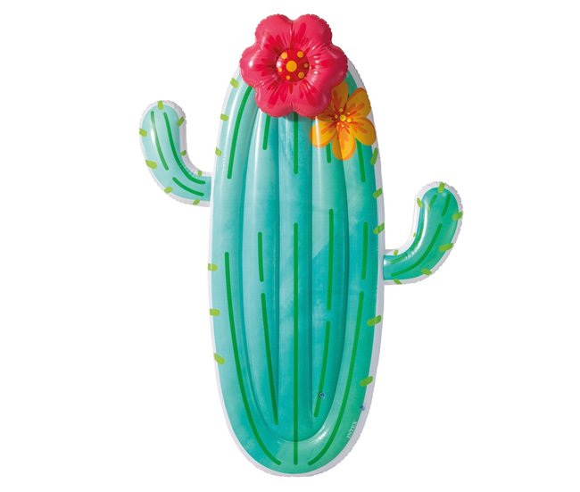 Colchoneta hinchable INTEX cactus Verde