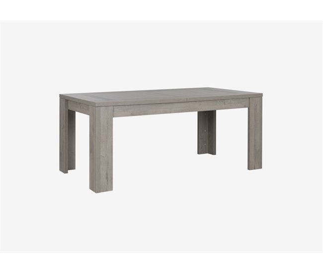 Mesa extensible BOSTON roble y gris Roble Gris