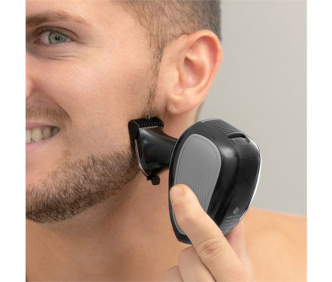 Afeitadora Recargable Ergonómica Multifunción 5 en 1 Negro