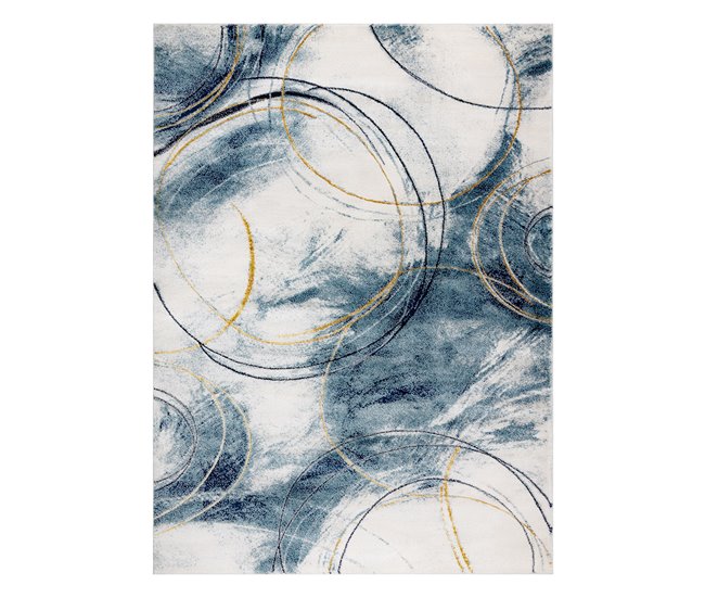 Alfombra EMERALD exclusivo A0087 glamour 80x150 Azul