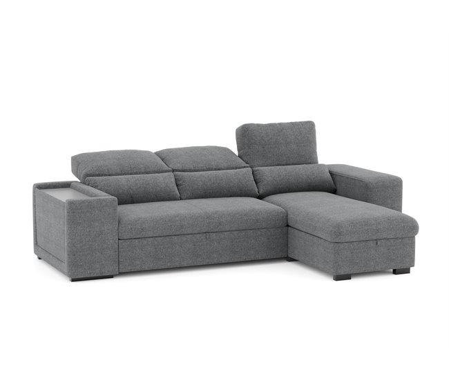 Chaise longue con cama HOXTON Gris