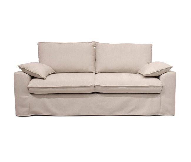 Sofá 3 plazas fijo VIALO Beige