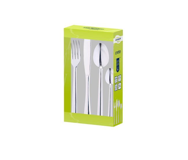 Juego de cuberteria JULIA 24 piezas marca San Ignacio Gris